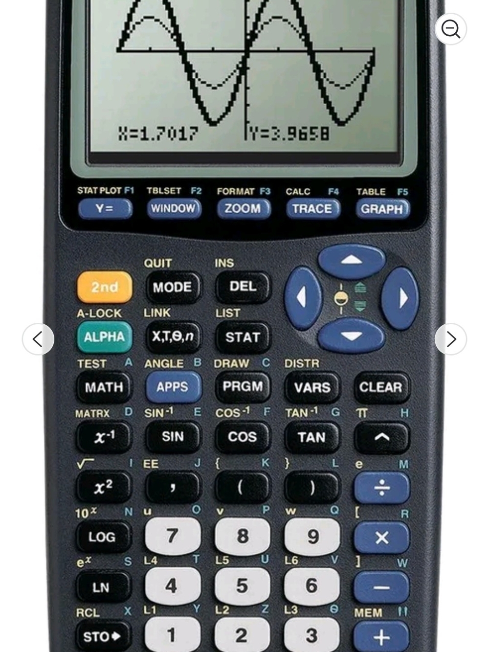 TI - 83 Plus Calculator - Black
